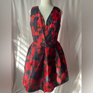 Ark & Co. Black & Red Mini Cocktail Dress
